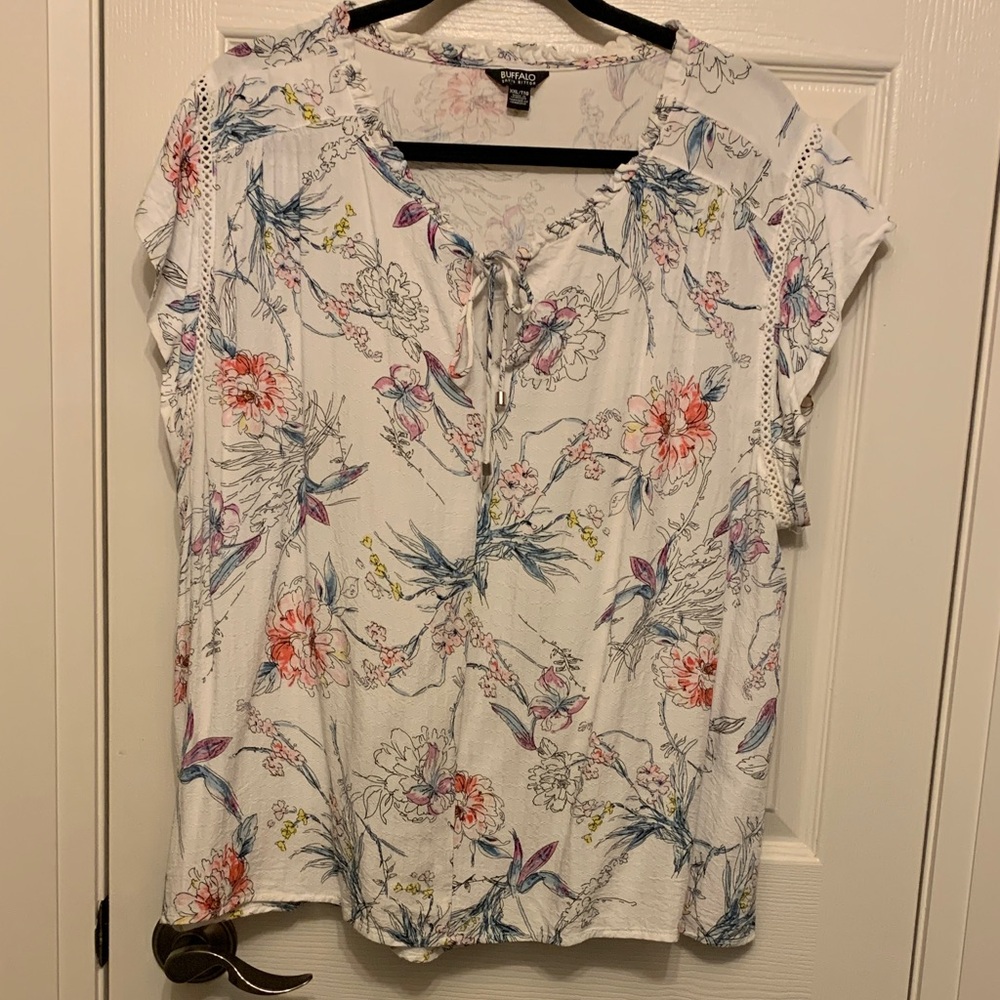 Buffalo David Bitton Floral Blouse
